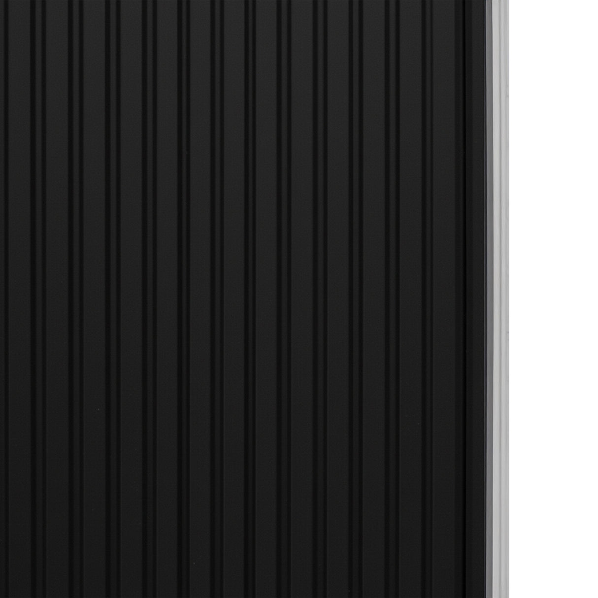 Porta de Chuveiro Enrolável para Autocaravana – Preto