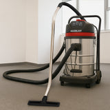 Aspirador Industrial Húmido e Seco de 80L 3000 W (mangueira extralonga de 5 m)