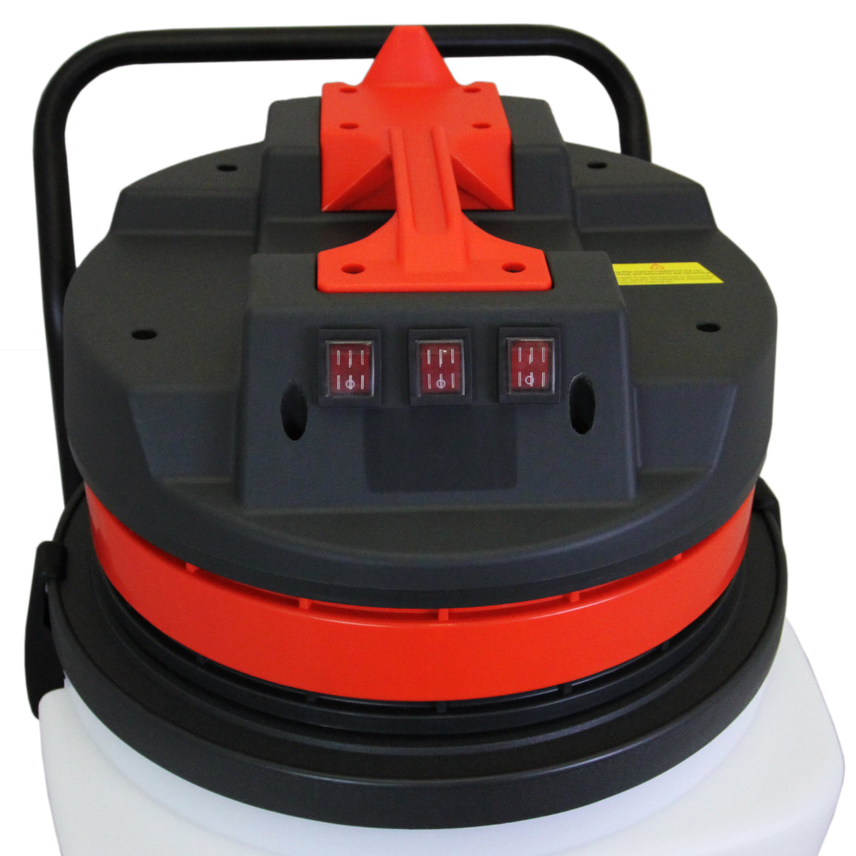 Aspirador industrial de 90L e hastes de calha de 7,2m