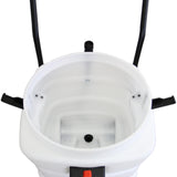 Aspirador industrial de 90L e hastes de calha de 7,2m