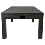 Mesa de jogos 7 em 1 em cinza escuro, com superfície texturizada e design moderno, ideal para diversas atividades recreativas