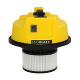 Aspirador industrial de 30L e hastes de calha de 7,2m