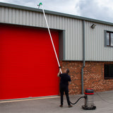 Kit de Limpeza de Calhas com Aspirador 80 L (Mangueira de 5m), Tubos Extensíveis e Câmara 4K