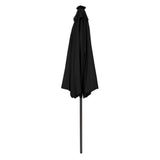 Guarda-Sol Inclinável LED 2,7 m – Preto