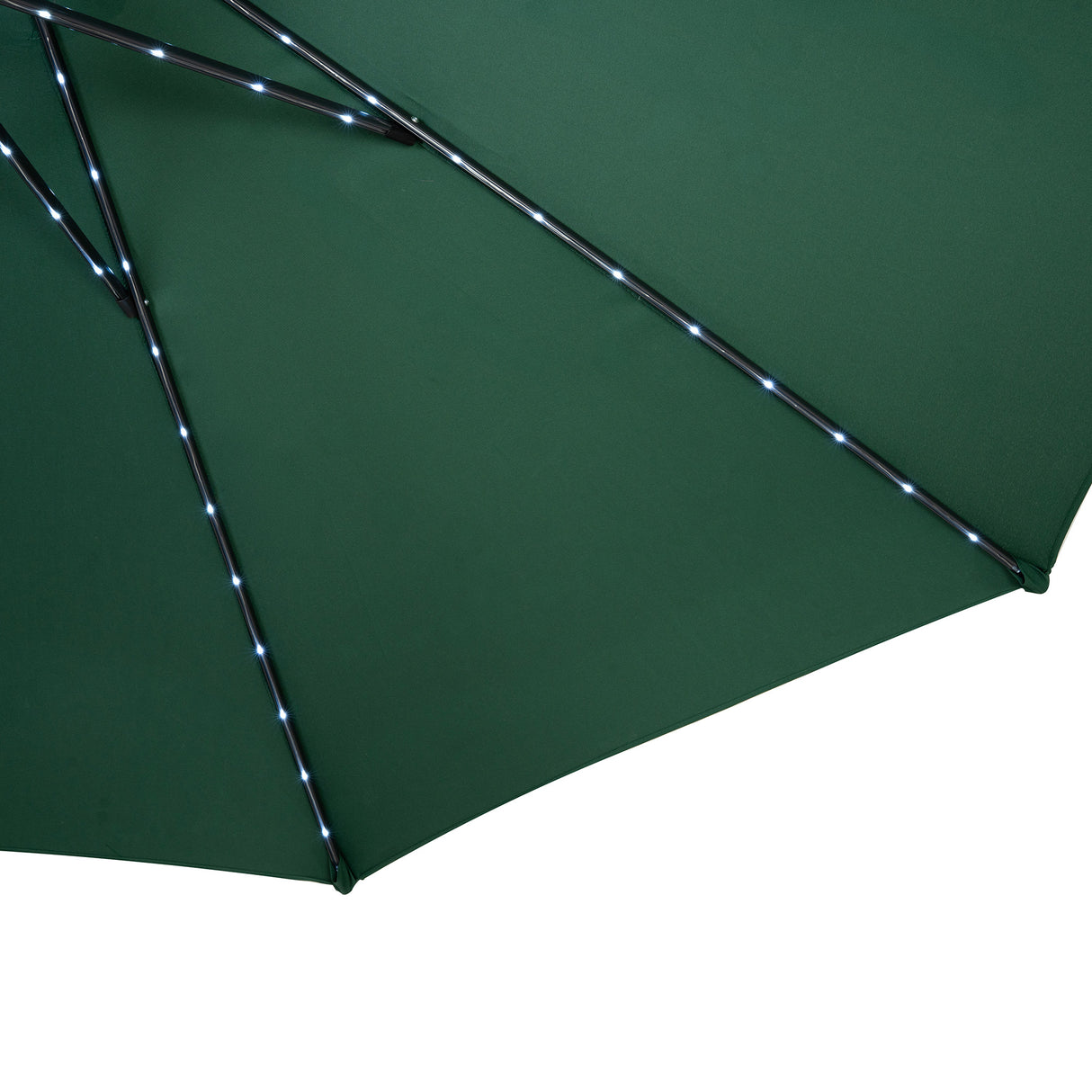 Guarda-Sol Inclinável LED 2,7 m – Verde