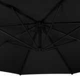 Guarda-Sol Suspenso 3 m – Preto
