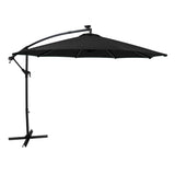 Guarda-Sol Suspenso LED 3 m – Preto