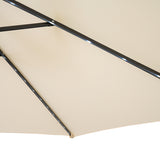 Guarda-Sol Suspenso LED 3 m – Creme