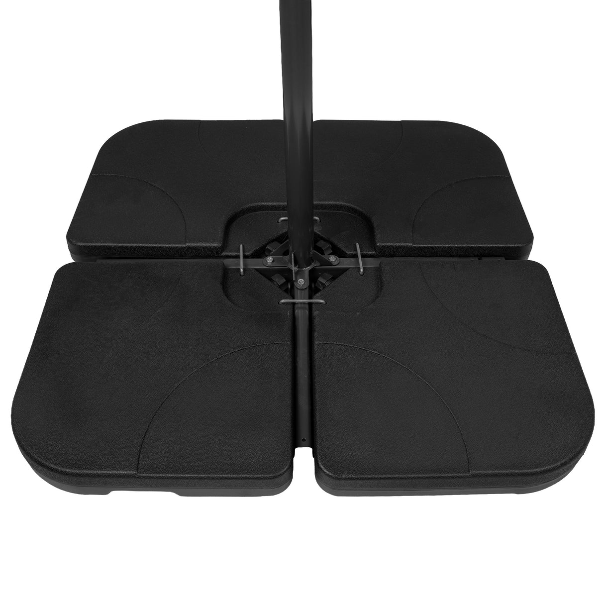 Base Quadrada para Guarda-Sol Suspenso – 4 Peças