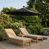Base Quadrada para Guarda-Sol Suspenso – 4 Peças