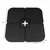 Base Quadrada para Guarda-Sol Suspenso – 4 Peças