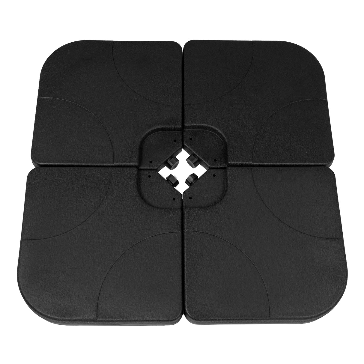 Base Quadrada para Guarda-Sol Suspenso – 4 Peças