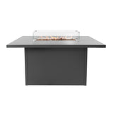 Conjunto de Jardim em Alumínio para 7 Pessoas com Mesa Lareira