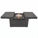 Conjunto de Jardim Reclinável para 5 Pessoas com Mesa Lareira