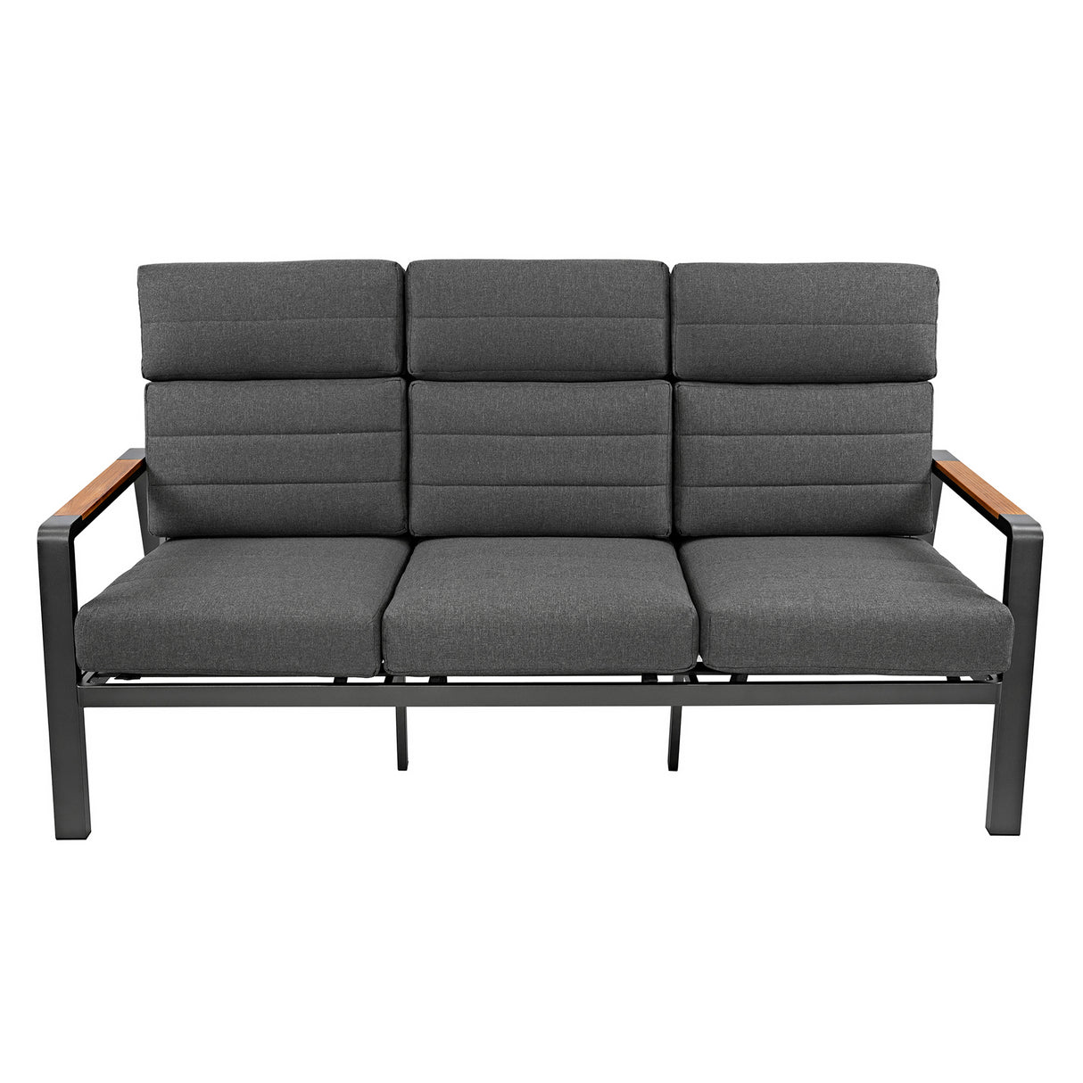 Conjunto de Jardim Reclinável para 5 Pessoas com Mesa Lareira