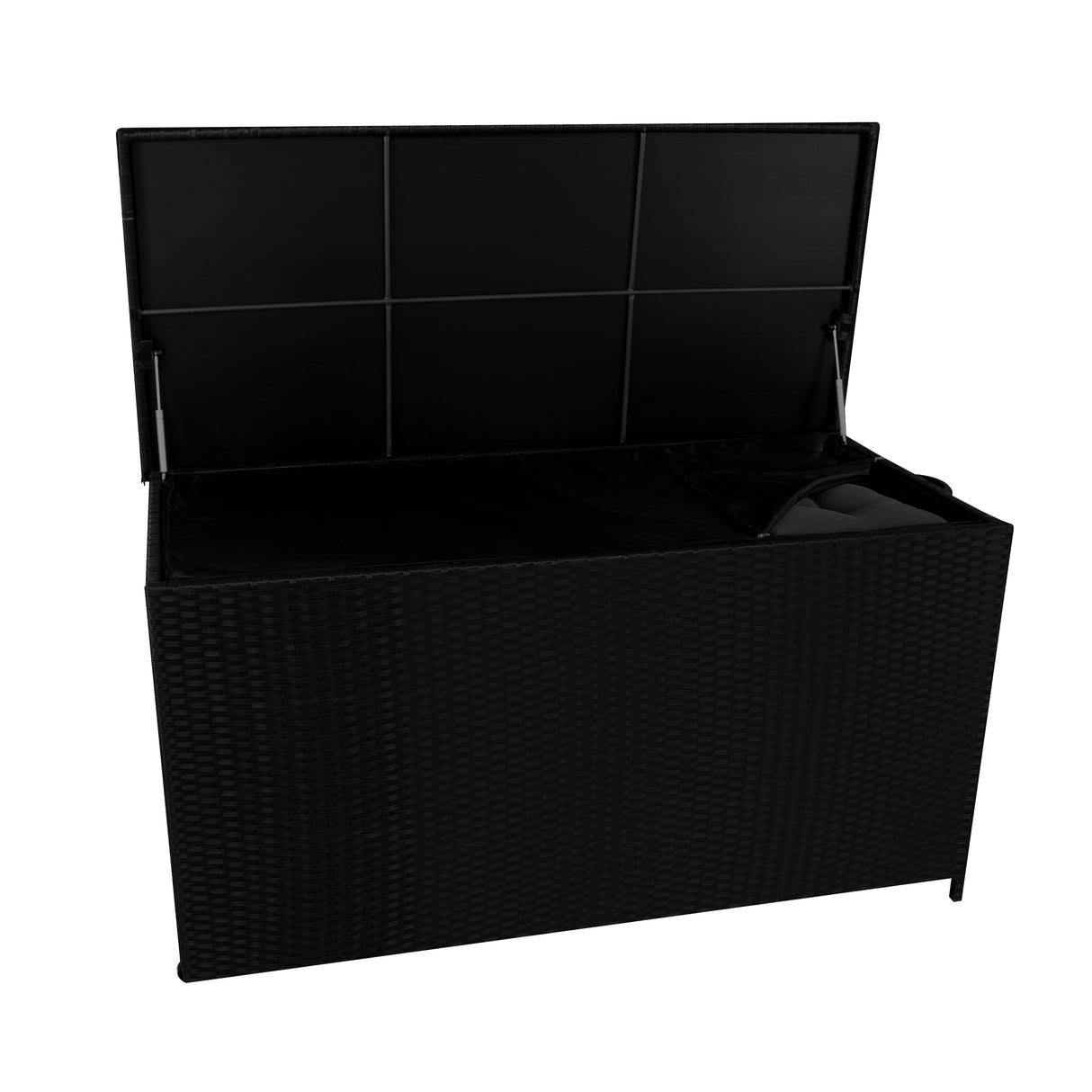 Baú de Arrumação em Rattan 700L – Preto