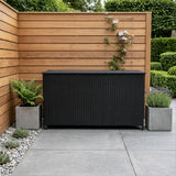 Baú de Arrumação em Rattan 700L – Preto