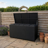Baú de Arrumação em Rattan 700L – Preto