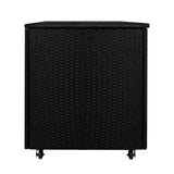 Baú de Arrumação em Rattan 700L – Preto