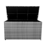 Baú de Arrumação em Rattan 700L – Cinzento