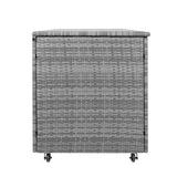 Baú de Arrumação em Rattan 700L – Cinzento