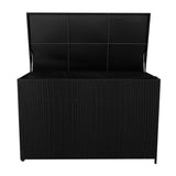 Baú de Arrumação em Rattan 996L – Preto