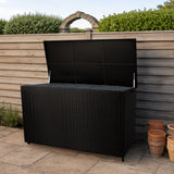 Baú de Arrumação em Rattan 996L – Preto