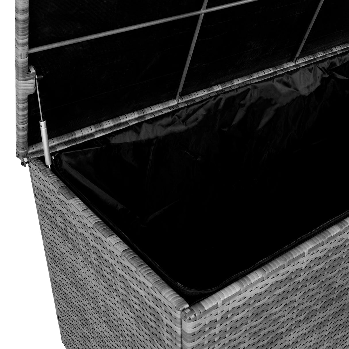 Baú de Arrumação em Rattan 996L – Cinzento