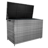 Baú de Arrumação em Rattan 996L – Cinzento