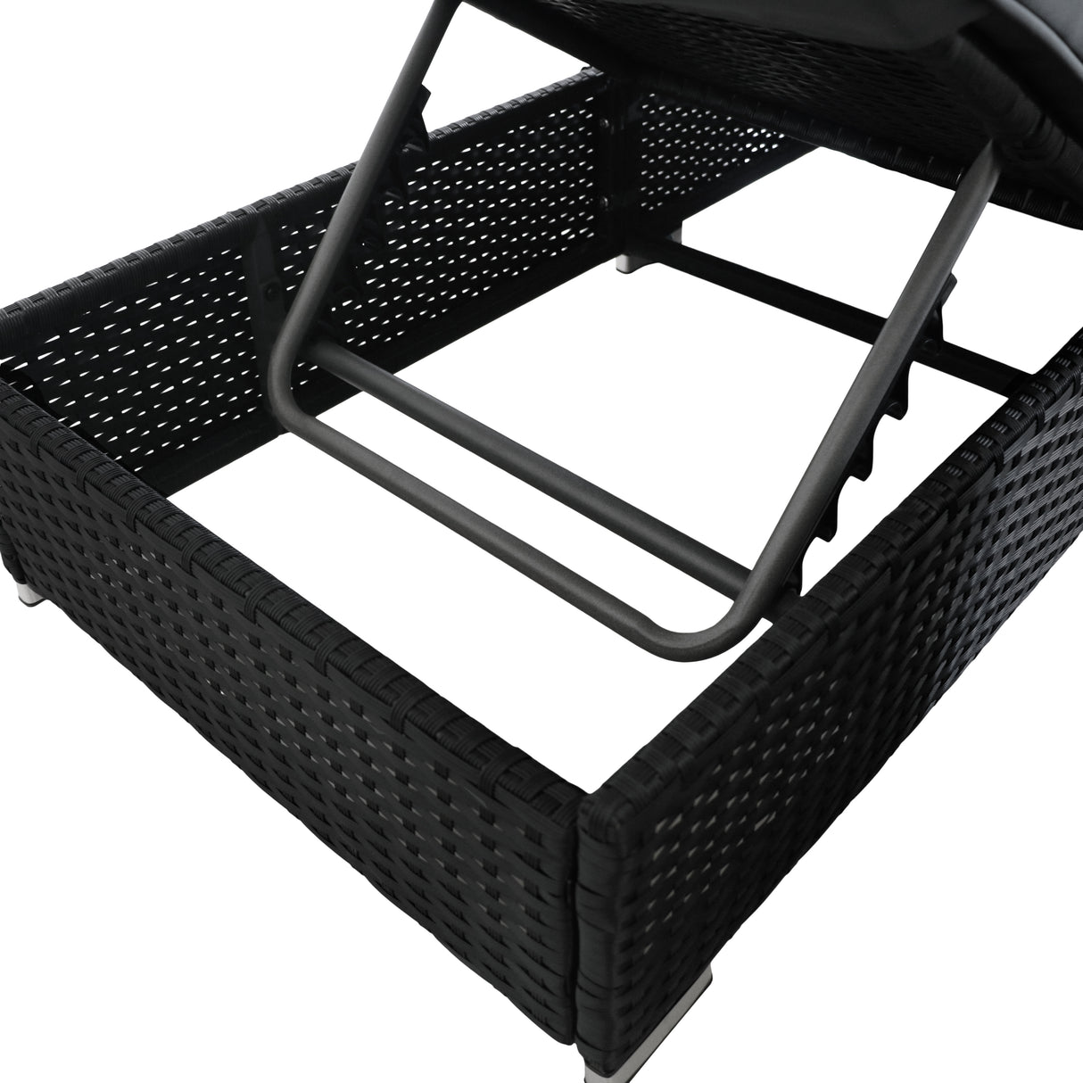 Conjunto de Espreguiçadeiras de Jardim em Rattan