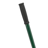 Nivelador de relva de 100 cm, com cabo verde e empunhadura preta emborrachada, ideal para nivelar gramados e jardins
