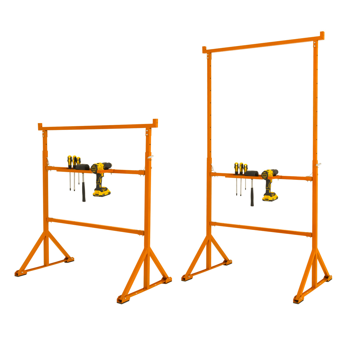 4 Cavaletes de obra e 5 Suportes para Argamassa de 50 cm