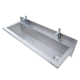 Lavatório Coletivo em Aço Inoxidável - 120 cm
