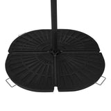 Base Tipo Leque para Guarda-Sol Suspenso – 4 Peças