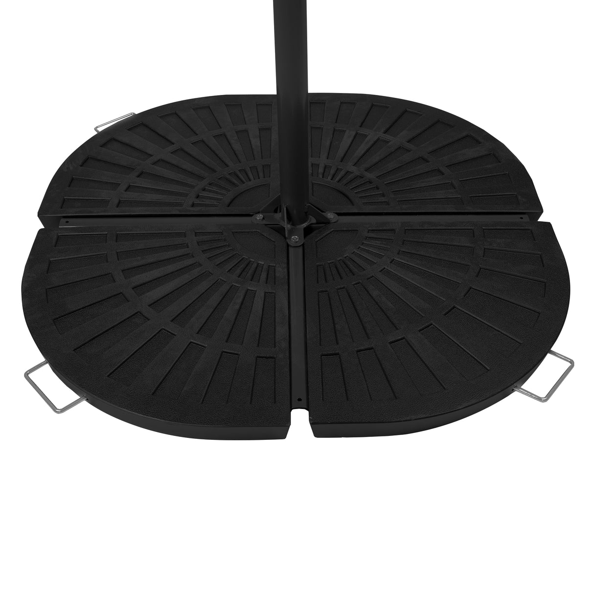Base Tipo Leque para Guarda-Sol Suspenso – 4 Peças