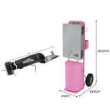 Duche Portátil para Cavalos e Máquina de Tosquiar Sem Fios - Rosa