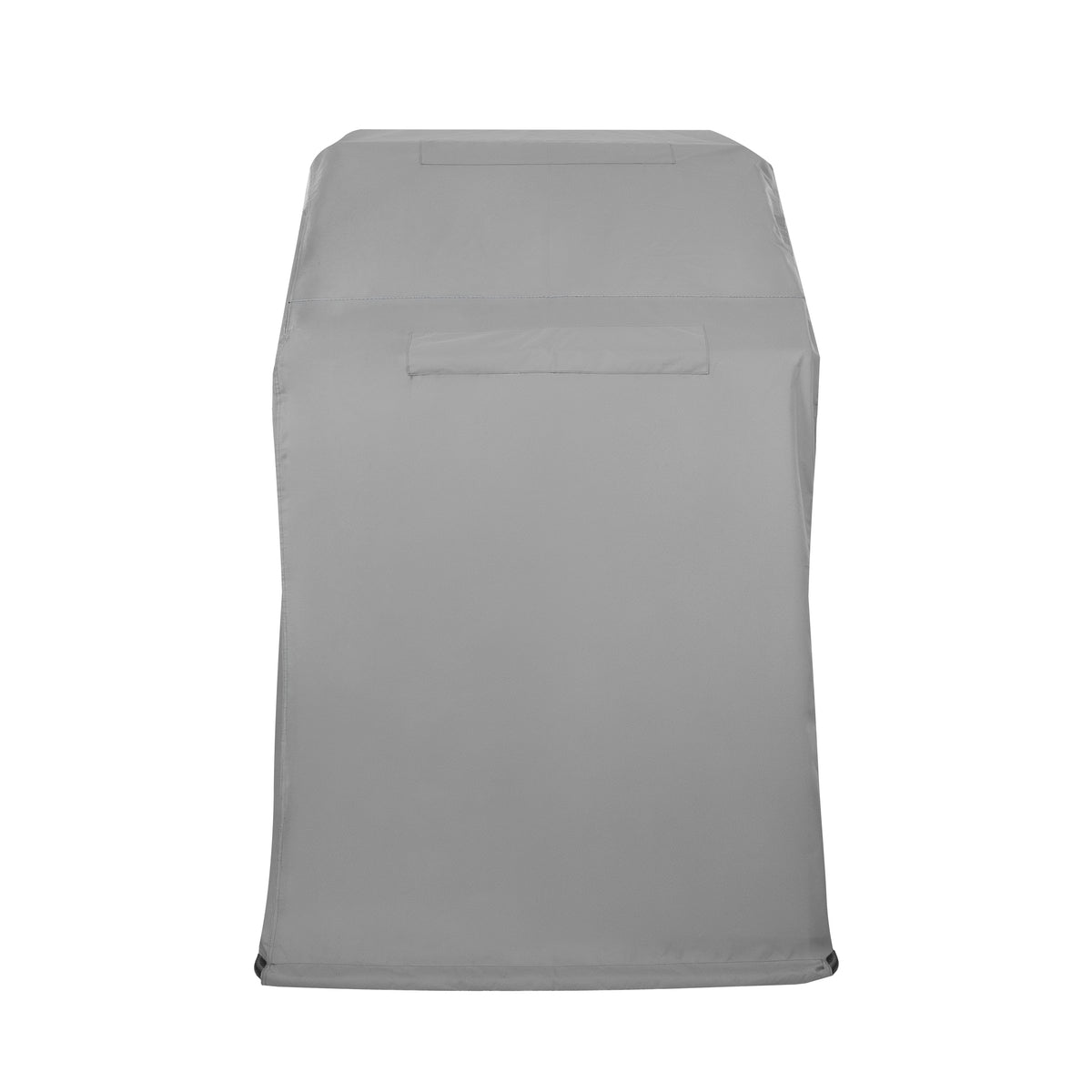 Garagem dobrável para mota grande, cinza, com superfície lisa e resistente, ideal para proteção contra intempéries e poeira