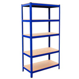 Prateleira de metal azul T-Rax 90cm x 45cm x 180cm