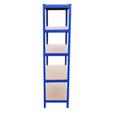 Prateleira de metal azul T-Rax 90cm x 45cm x 180cm