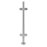 Poste Central de Balaustrada com Altura de 110cm em Aço Inox