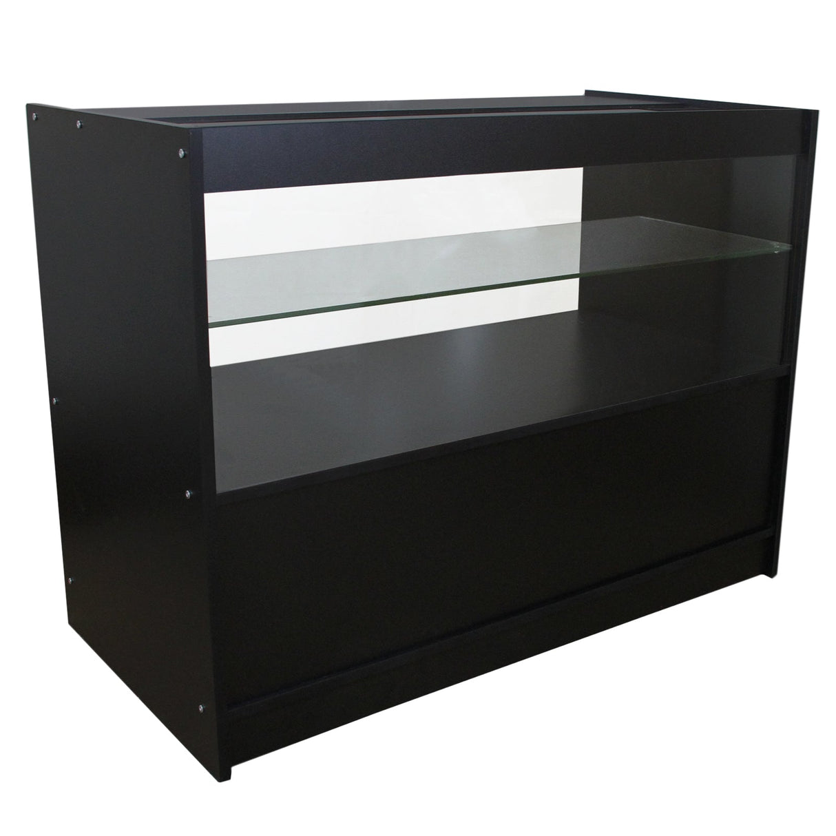 Balcão C1200 Preto para Loja e Recepção Sólido e Elegante 120 x 60 x 90cm