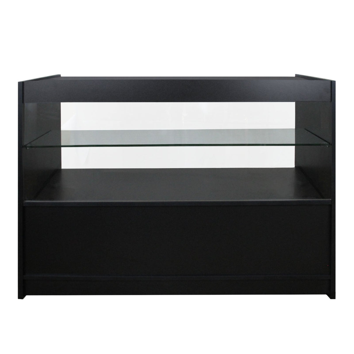Balcão C1200 Preto para Loja e Recepção Sólido e Elegante 120 x 60 x 90cm