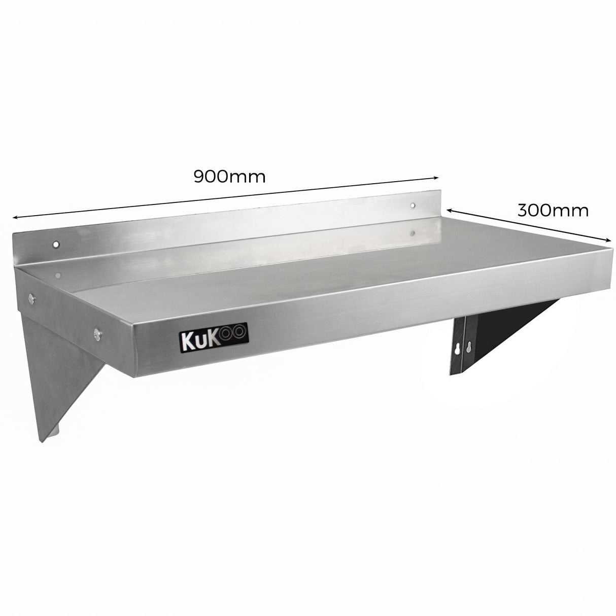 2 prateleiras de parede KuKoo de 90cm x 30cm