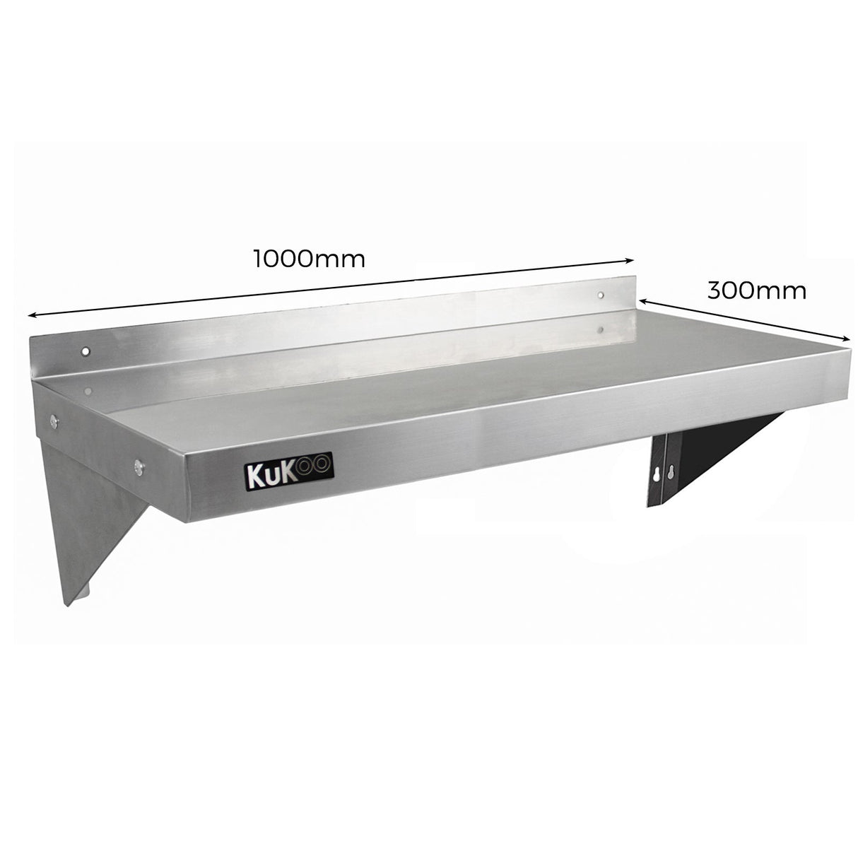 2 prateleiras de parede KuKoo de 100cm x 30cm