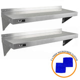 2 prateleiras de parede KuKoo de 125cm x 30cm