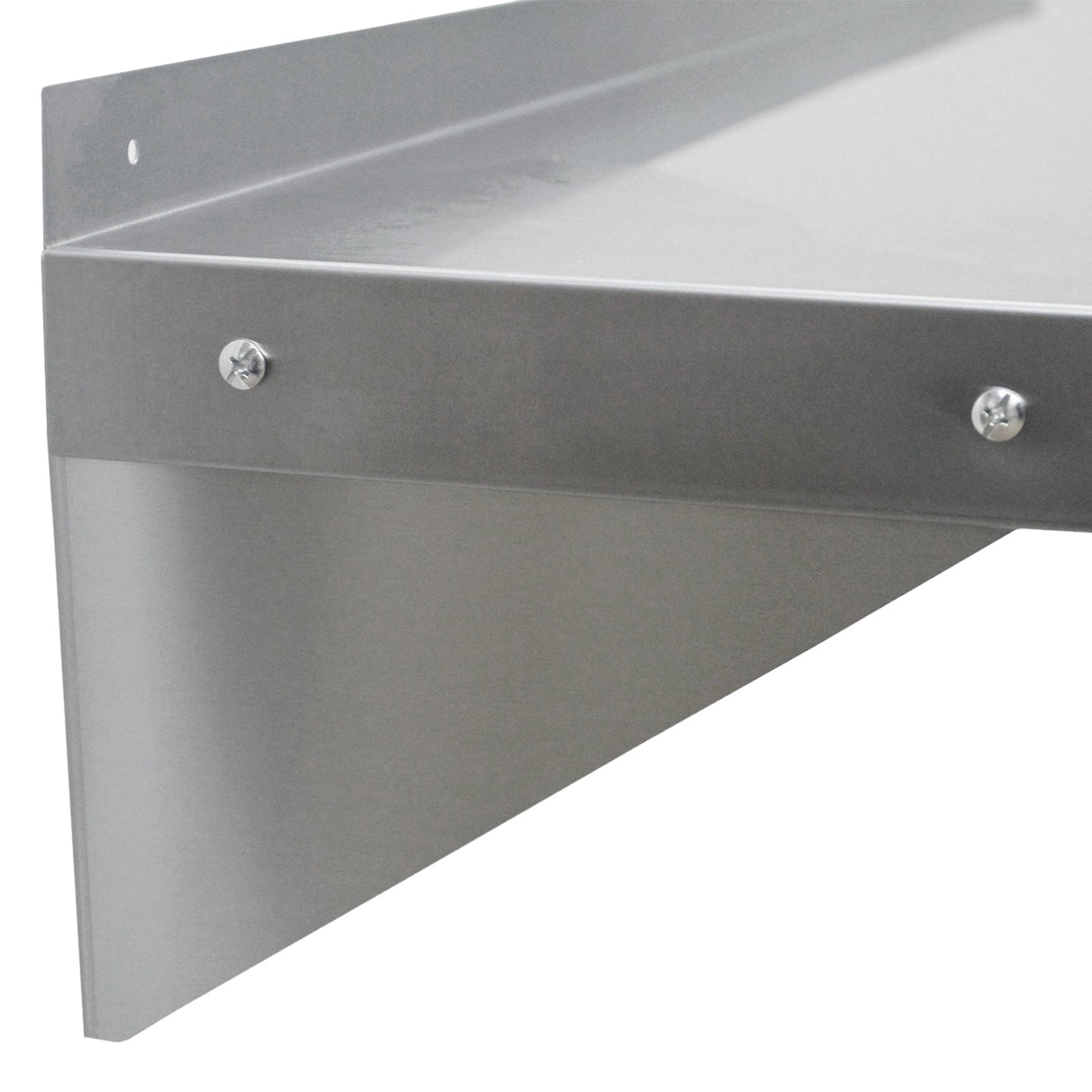 2 prateleiras de parede KuKoo 140cm x 30cm em aço inoxidá vel para cozinha