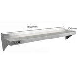 2 prateleiras de parede KuKoo de 150cm x 30cm