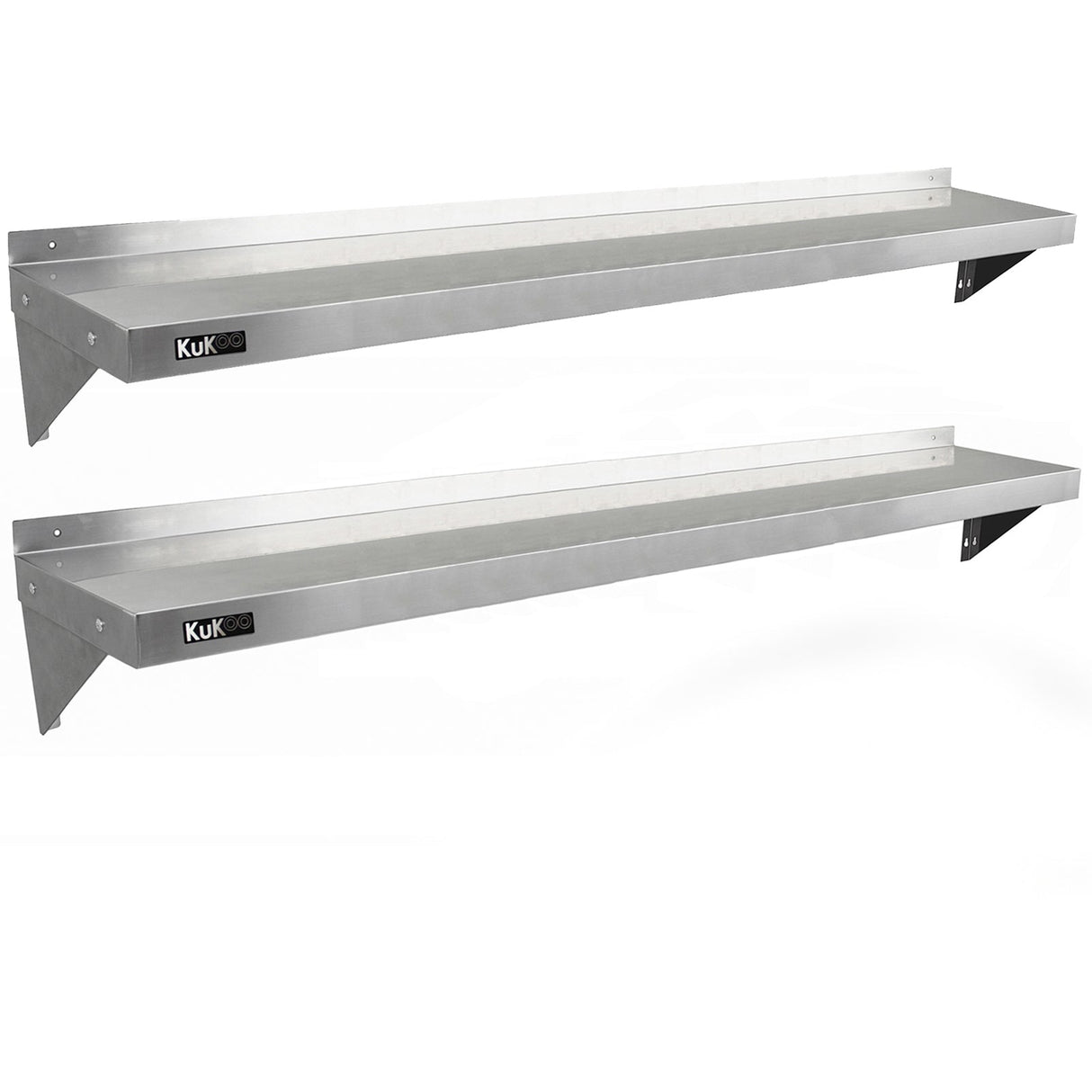 2 prateleiras de parede KuKoo de 194cm x 30cm