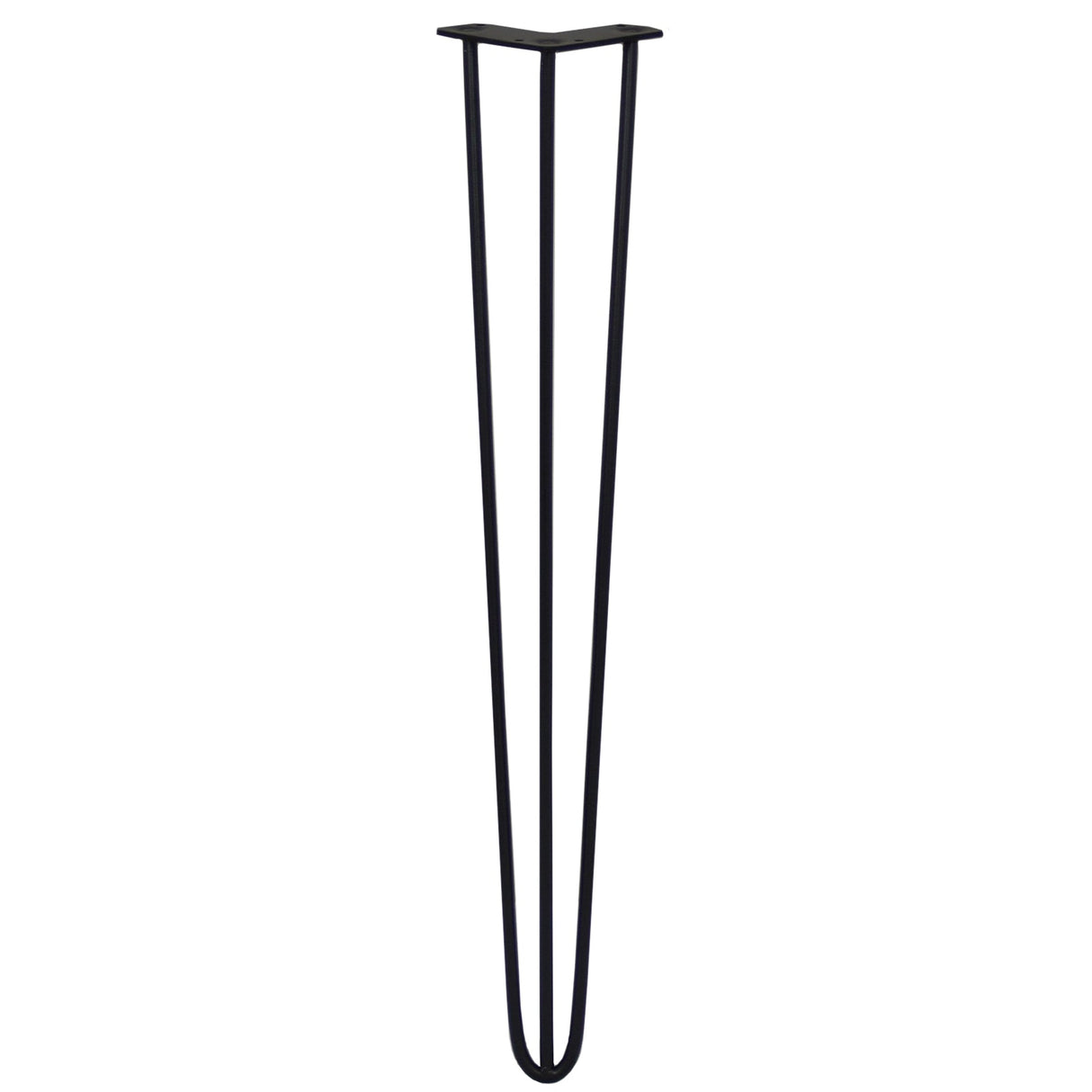 4 Pernas de Garfo Pernas de SkiSki 71cm Aço Preto 3 Dentes 10mm