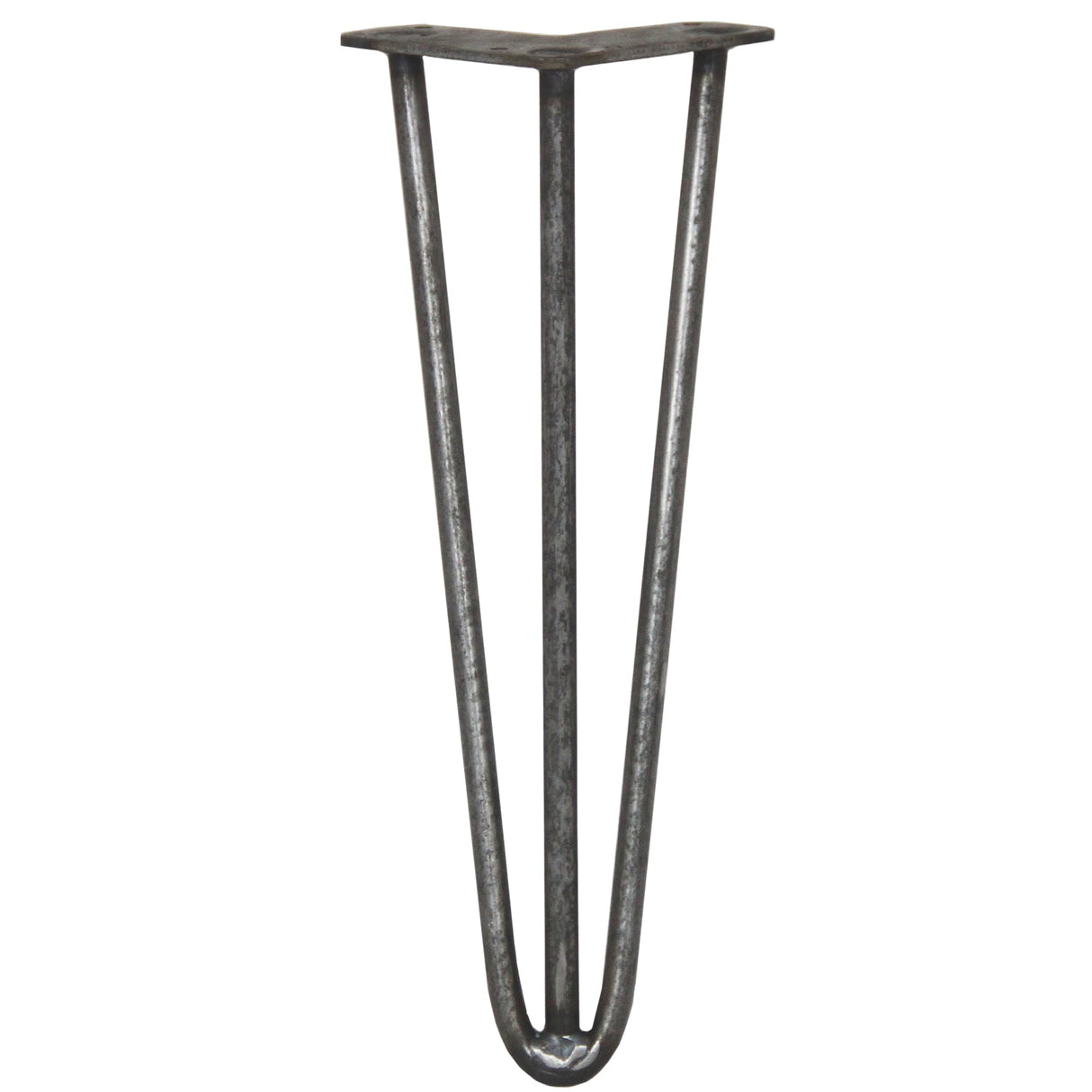 4 Pernas de Forquilha Pernas de SkiSki 35,5cm Aço Natural 3 Dentes 12mm